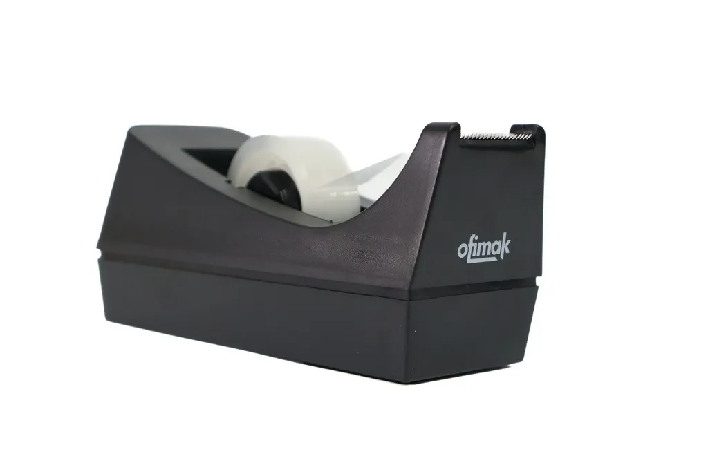DISPÉNSADOR DE CINTA ADHESIVA STANDAR 3-4 NEGRO OFIMAK.webp
