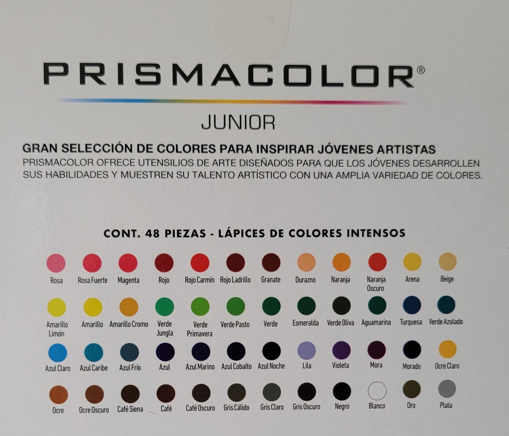 COLORES REDONDOS PRISMACOLOR CAJA X 48 UNID