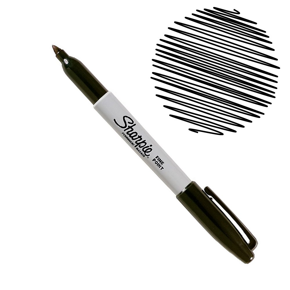 MARCADOR PERMANENTE SHARPIE FINE BLACK