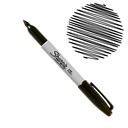 MARCADOR PERMANENTE SHARPIE FINE BLACK