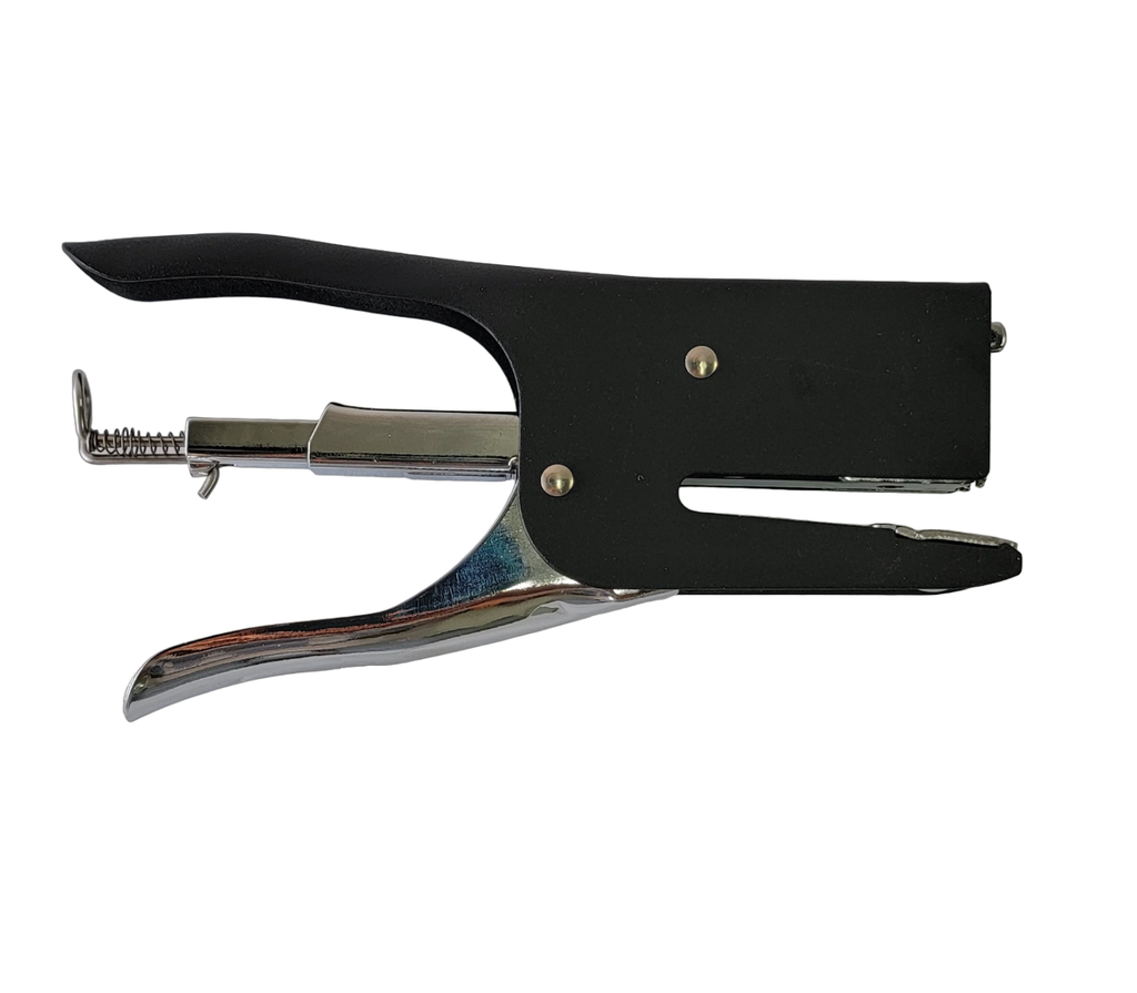 ENGRAPADORA DUAL (GRAPA LISA/CORRUGADA) TIPO TENAZA COLOR NEGRO ESTOL