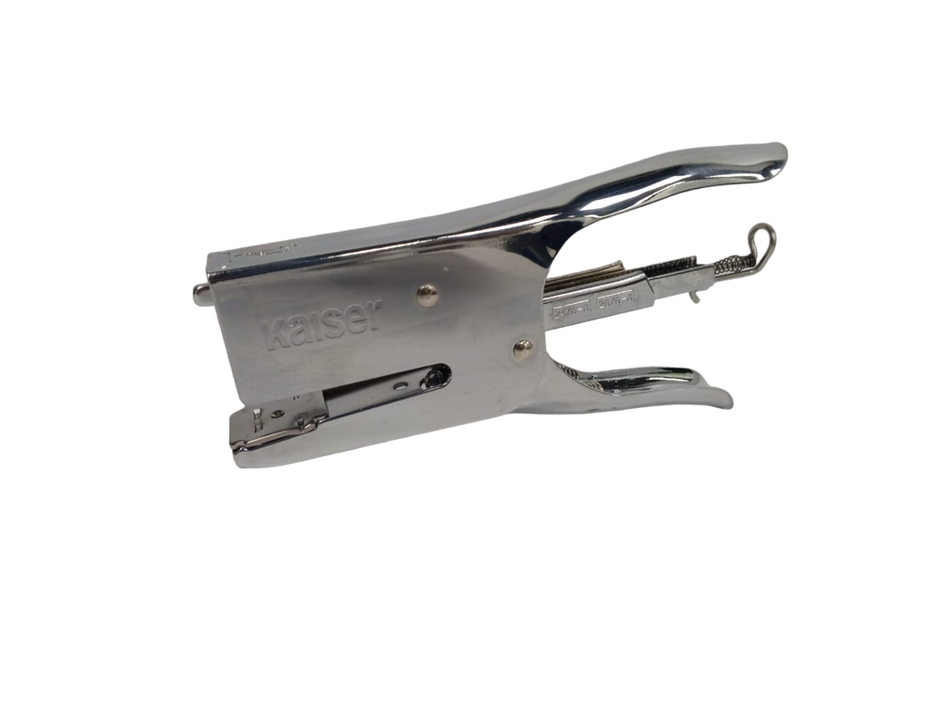 ENGRAPADORA TIPO ALICATE METALICA PLATEADA KAISER