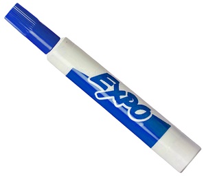 MARCADOR EXPO 690 ACRILICO COLOR AZUL MARCA SHARPIE