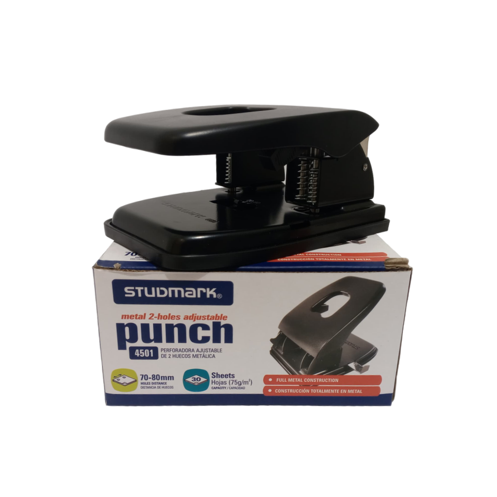 PERFORADOR DE 2 HUECOS AJUST 30HJS NG STUDMARK