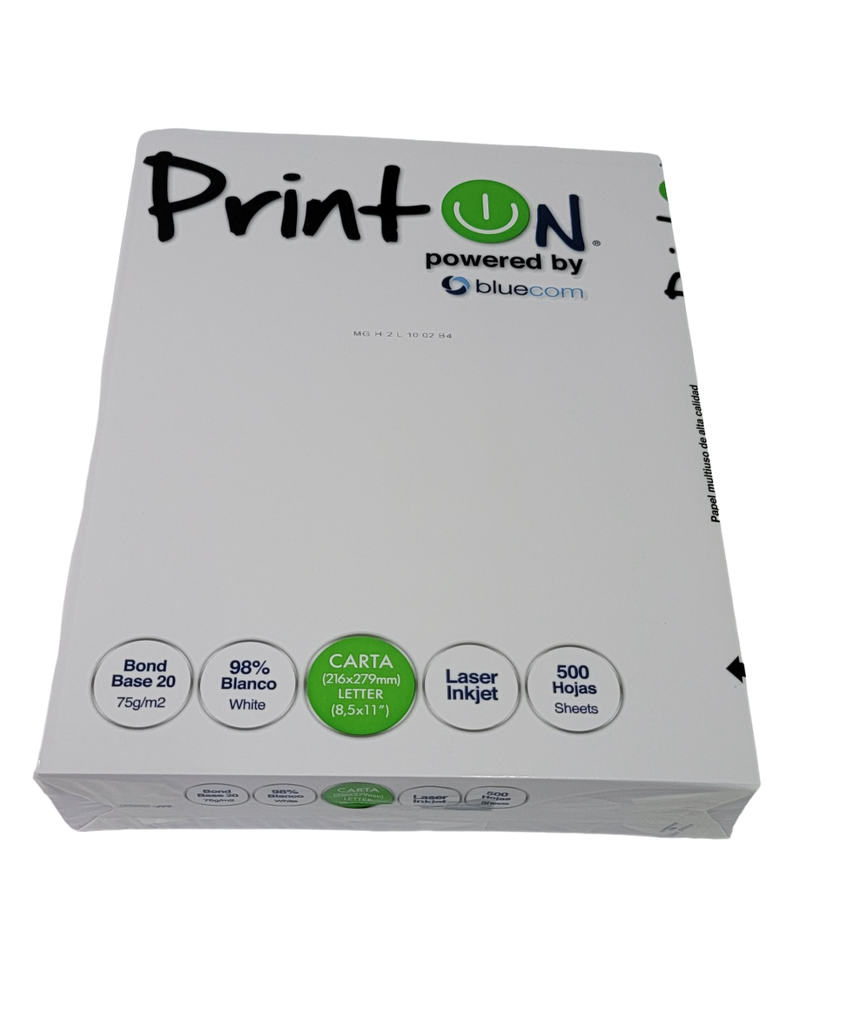 RESMA DE PAPEL TAMAÑO  CARTA MARCA PRINTON X UND