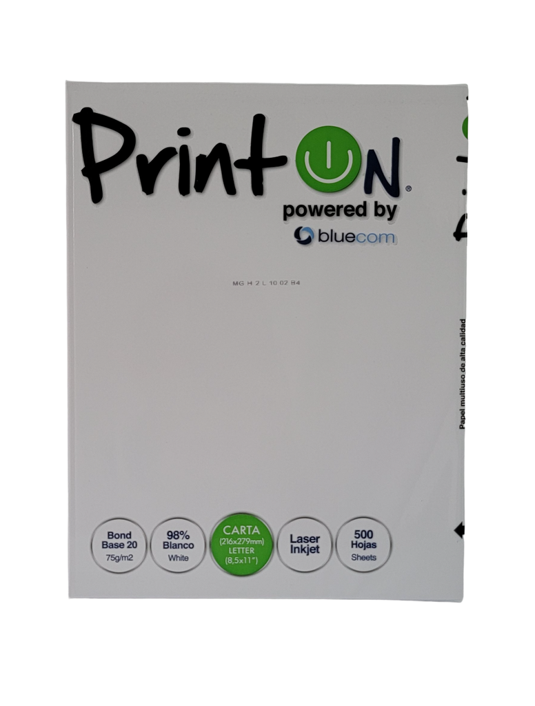 RESMA DE PAPEL TAMAÑO  CARTA MARCA PRINTON X UND