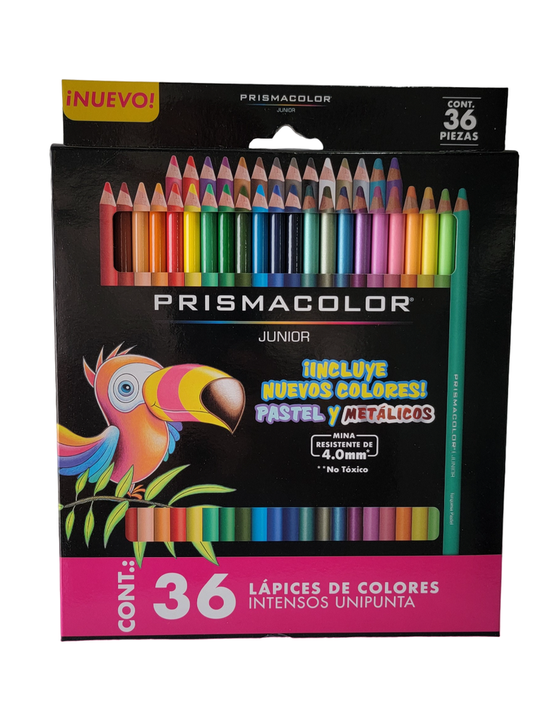 COLORES REDONDOS PRISMACOLOR CAJA X 36 UNID