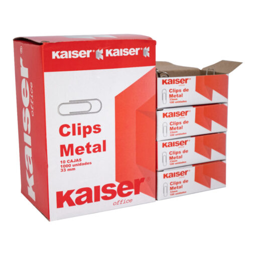 CLIP NRO. 1 DE 33 MM (100UNID)