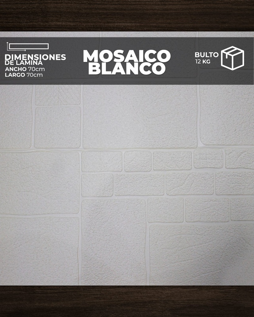 MOSAICO BLANCO (0,70cm x 0,70cm)