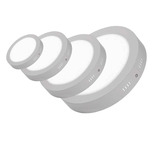 [FHR-10003] PANEL SUPERFICIAL CIRCULAR LED HALF - 18WATTS - 65K AL. 80 L/W 85/265 VOLTS.