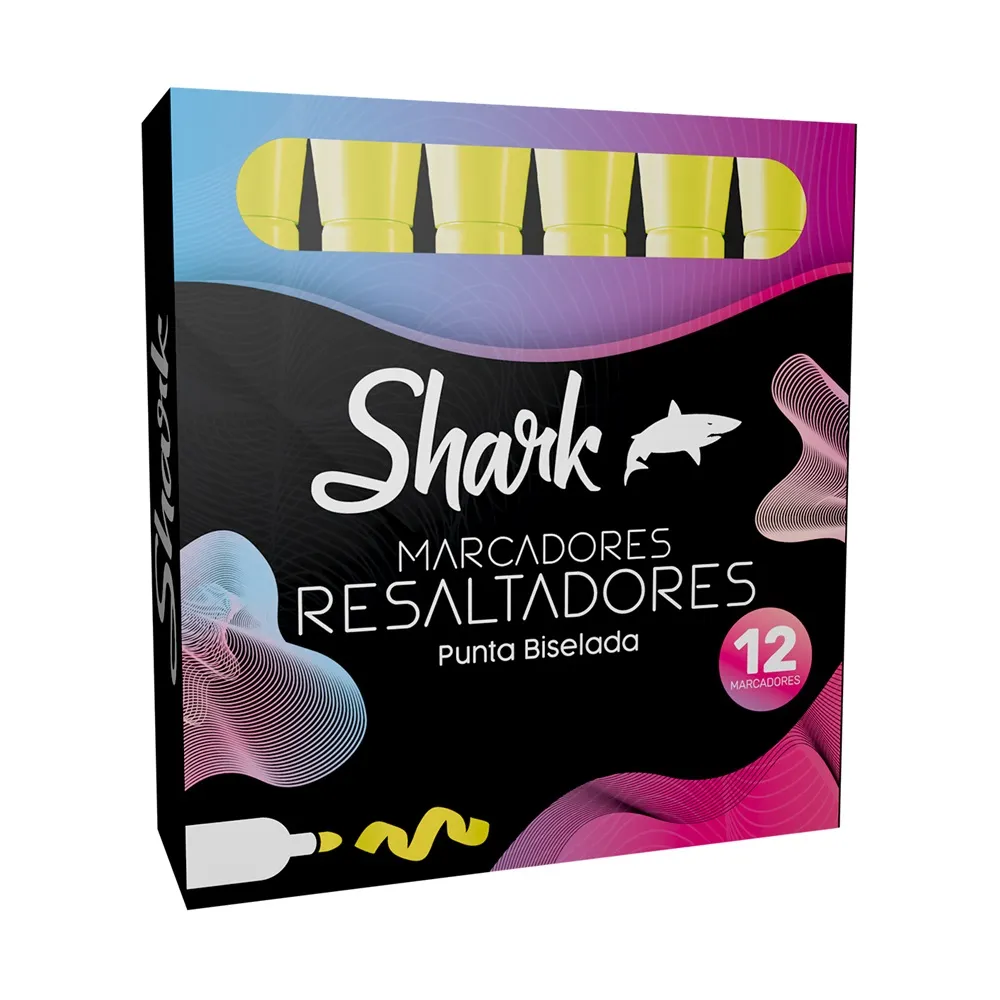 RESALTADOR AMARILLO MARCA SHARK