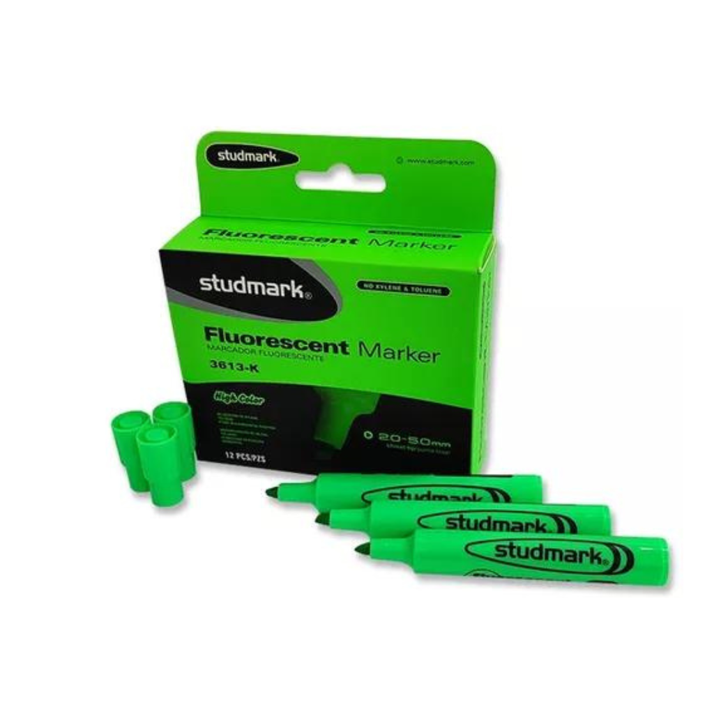 RESALTADOR GRUESO VERDE STUDMARK