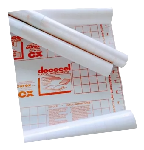 ROLLO DE PAPEL CONTAC TRANSPARENTE 46CM X 20 MTS MARCA CELOVEN 720-