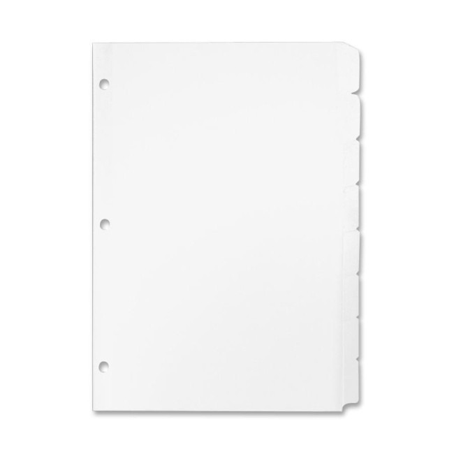 SEPARADORES BLANCO 8 DIVISIONES CARTA
