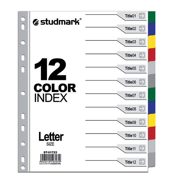 SEPARADORES PLAST CARTA STUDMARK