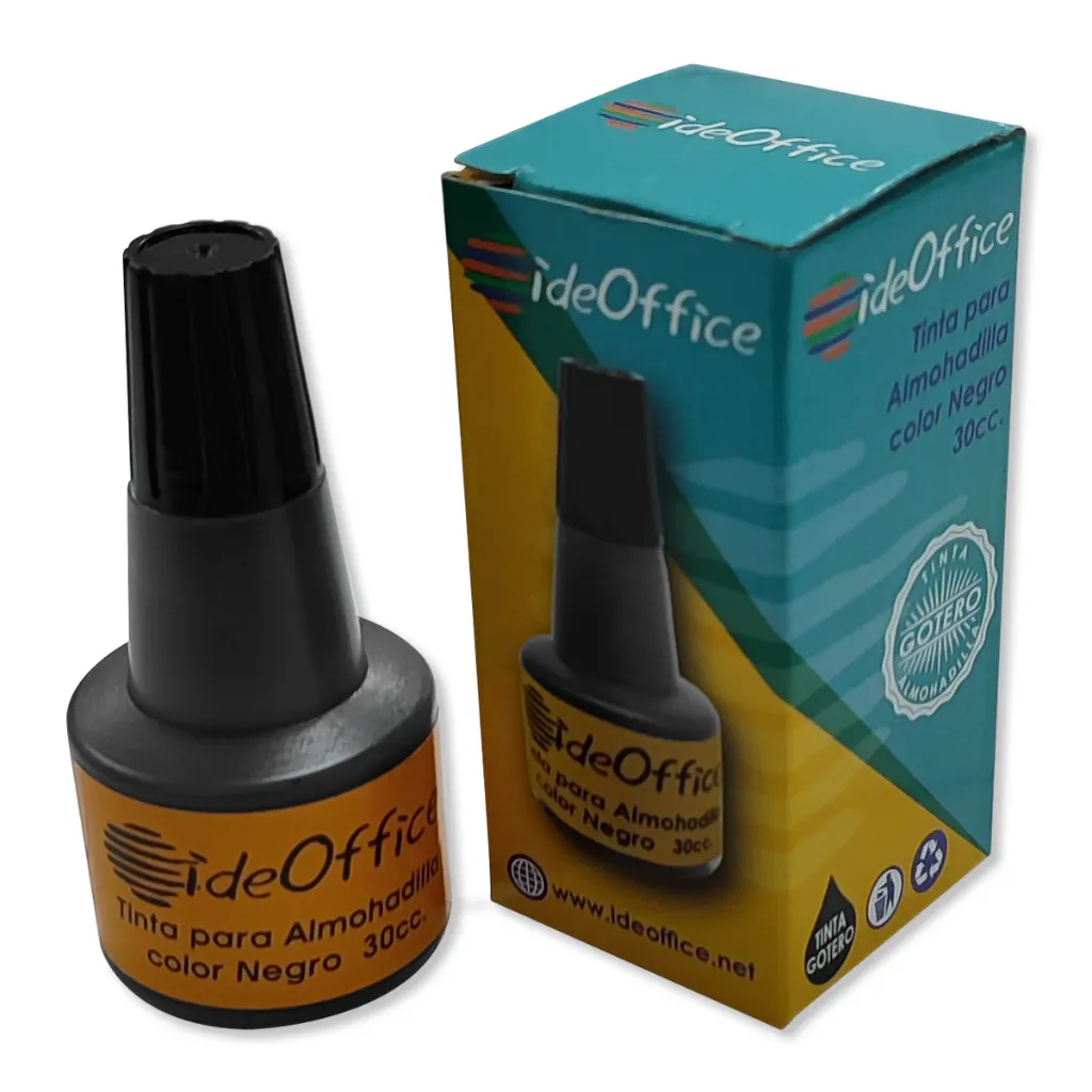 TINTA GOTERO NEGRA 30g IDEOFFICE