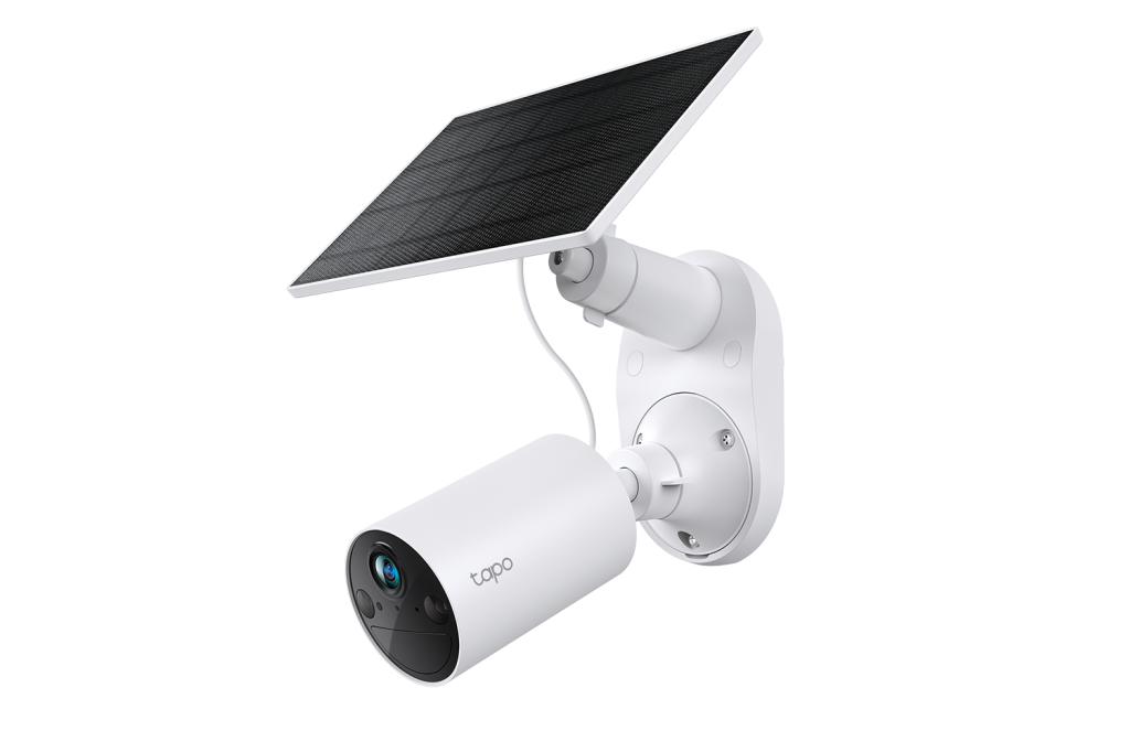 [TAPO-C402] Link-Kit SolarCam C402, cámara de batería para exteriores con base de panel solar, inalámbrica, 1080P.