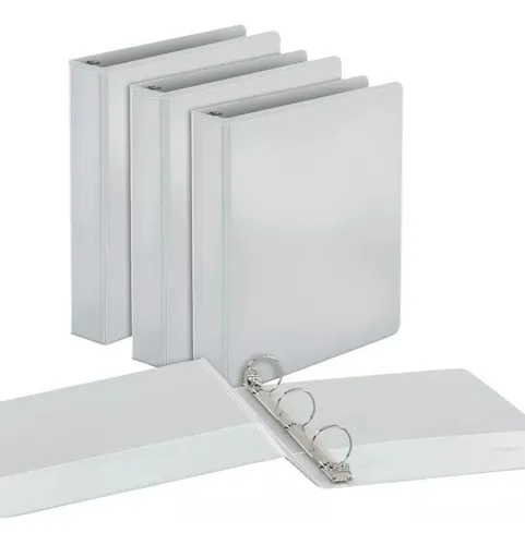 CARPETA OFICIO 3 AROS BLANCA DE 1´´