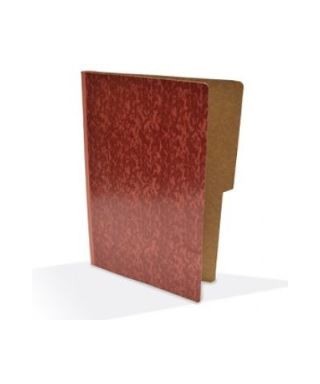 [209035] CARPETA MARRON DE FIBRA TAMAÑO OFICIO S/FUELLE PACK 25 UNID