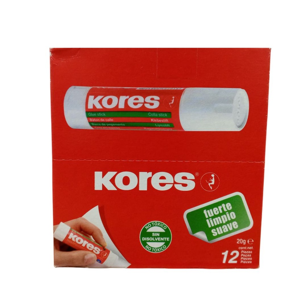 K BARRA ADHESIVA KORES 20GR (PEGA EN BARRA)