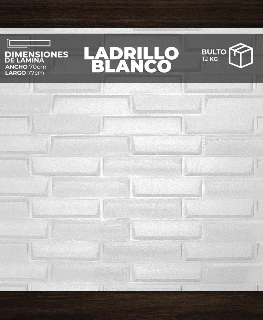 [LD0101] LADRILLO BLANCO (0,70cm x 0,70cm)