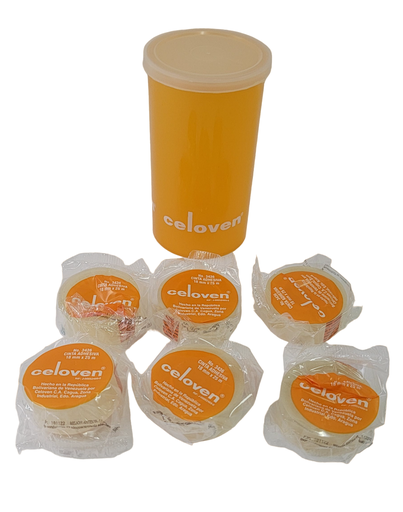 [T1234025000] CINTA ADHESIVA TRANSPARENTE 3436-P 18MM X 25M 