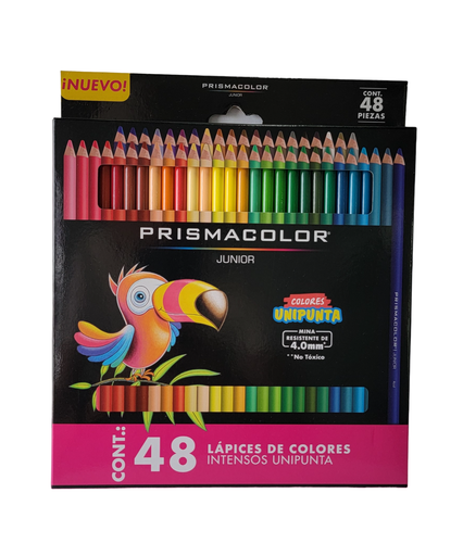 [1972877] COLORES REDONDOS PRISMACOLOR CAJA X 48 UNID