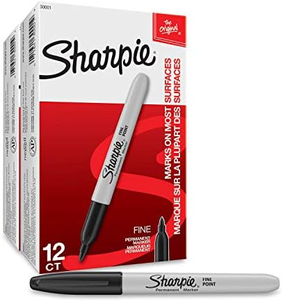 [30001] MARCADOR PERMANENTE SHARPIE FINE BLACK