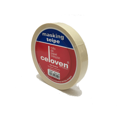 [T0312040000] MASKING TEIPE 1240 12MM X 30M (TIRRO DE PAPEL DE 1/2") CELOVEN