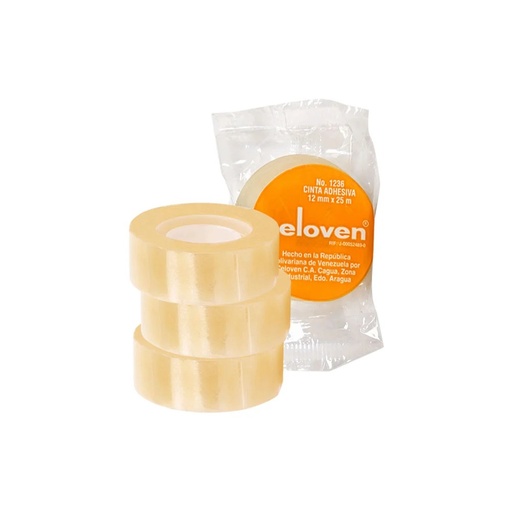 [CT01] CINTA ADHESIVA TRANSPARENTE UNID CELOVEN