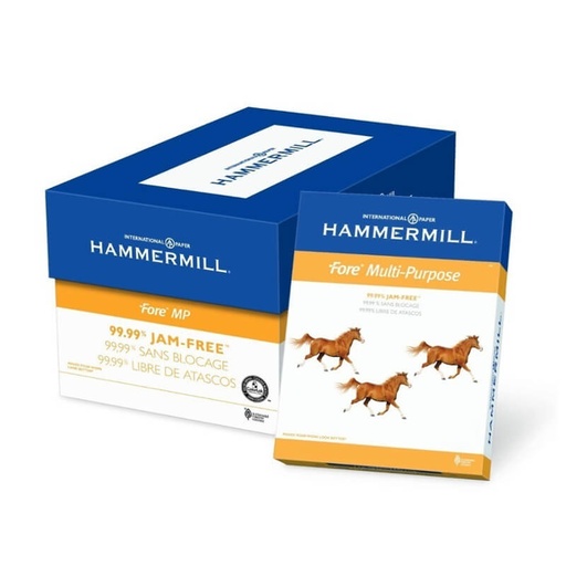 [SS-101] CAJA DE 10 RESMA DE HOJAS HAMMERMILL TIPO CARTA