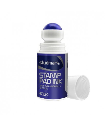 [ST-06334] TINTA PARA ALMOHADILLA ROLL-ON 60 ML AZUL STUDMARK