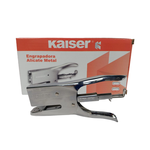 [KAEAN001] ENGRAPADORA TIPO ALICATE METALICA PLATEADA KAISER